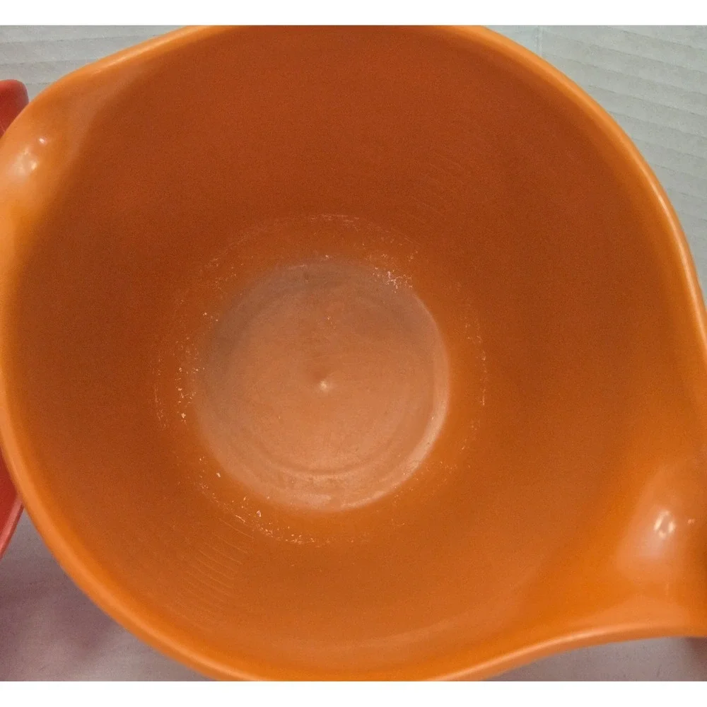 Vtg Rubbermaid Grip-N-Mix Nesting Bowls Lot 4 Autumn Gradient 70s 2663 2661 3504
